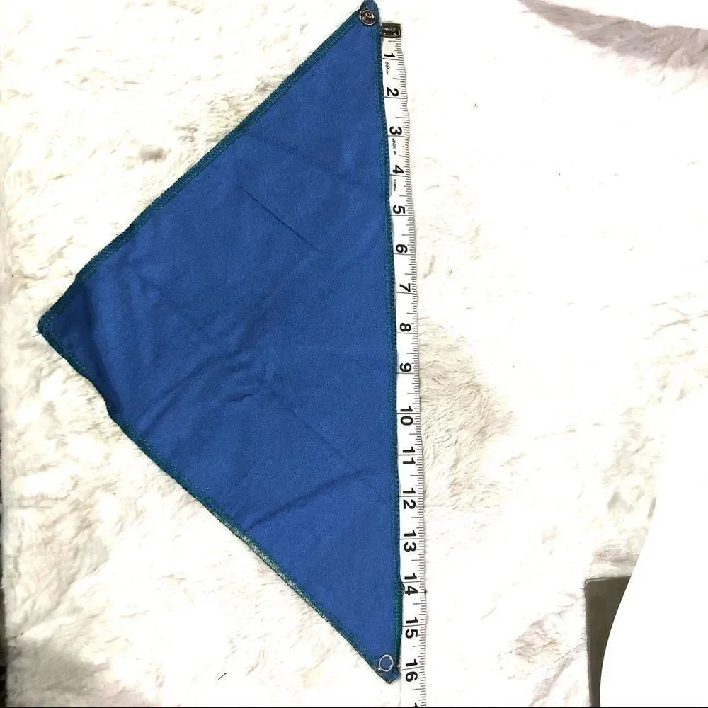 Pet bandana scarf dog tie & snap NEW